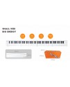 Midiplus foldable piano 88鍵 便攜 折疊充電款手捲琴 Midiplus foldable piano 88鍵 便攜 折疊充電款手捲琴